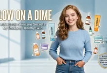 The Frugal Glow free skincare guide book cover – affordable drugstore routines