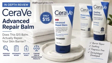 CeraVe Advanced Repair Balm tube displayed on a clean white surface for an honest review of the affordable barrier repair skincare balm.