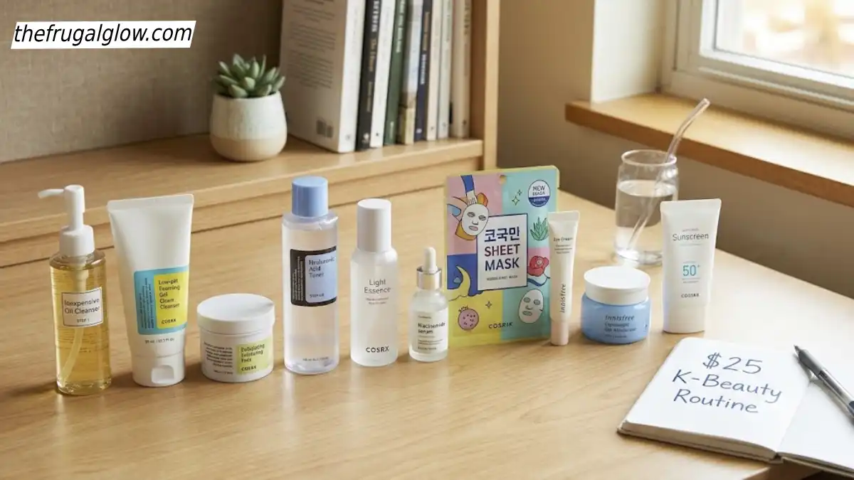 College student skincare budget: 10-step K-Beauty routine products under $25